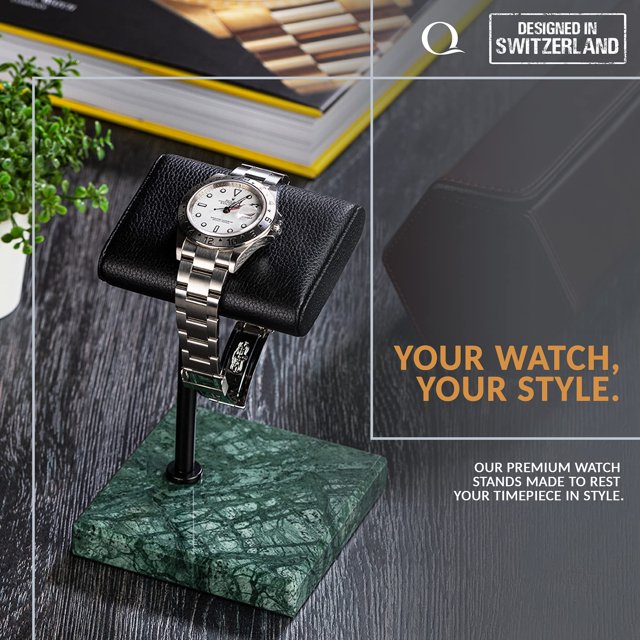 Soporte de reloj QWATCHBANDS hecho a mano en piel de Napa it