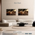 thumbnail image 4 of Elephant Stock Hot Coffee Cup Wall Art - Horizontal Canvas Wall Art - Dining Room Wall Decor - Food And Drink Canvas - Black And Orange Decor - 51" x 34", 4 of 8