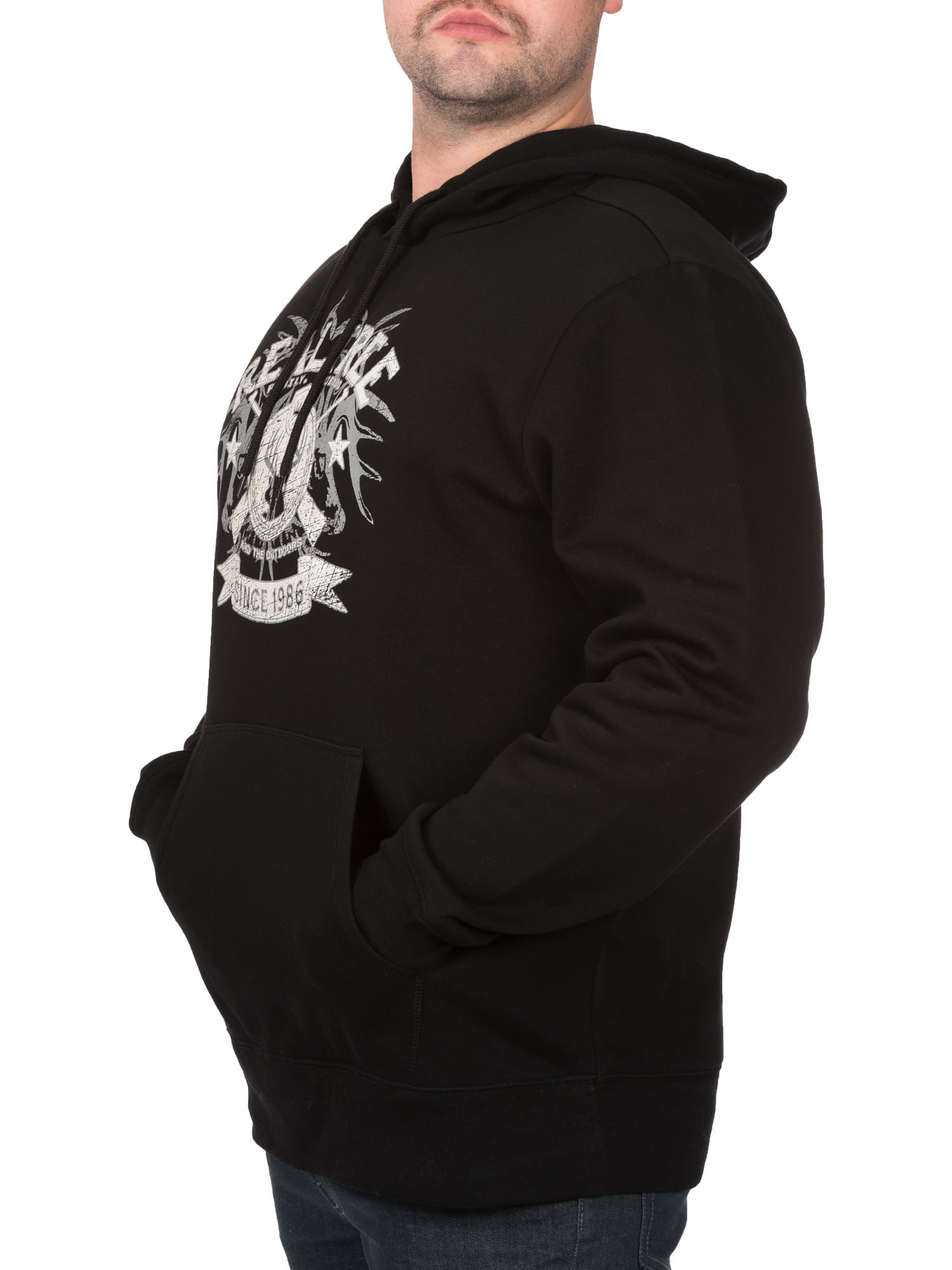 Realtree Black Outfitters R1 Men Graphic Hoodie
