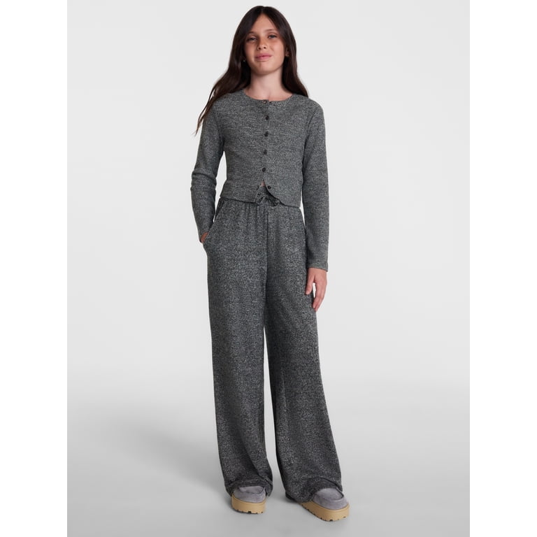 Weekend Academy Girls' Wide Leg Knit Pants photo 2