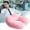 Pink_Free Size, variant on Gnmfd U-Shaped Traveler Neck Pillow 10"x11.4"x4" Soft Breathable Microbead Support Cushion for Plane Car Train Office Use Perfect for Travel Neck Support Cushion Throw Blanket Portable Pillow