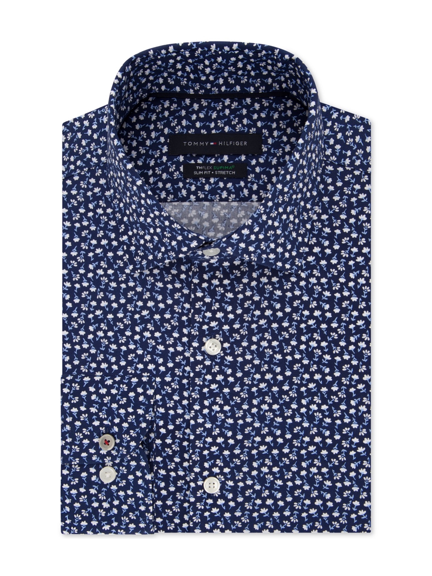 tommy hilfiger blue floral dress