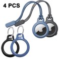thumbnail image 1 of 4 Packs AirTag Case Key Ring, Keychain Holder for AirTags Items Keys Backpacks, Air Tag Accessories, 1 of 8