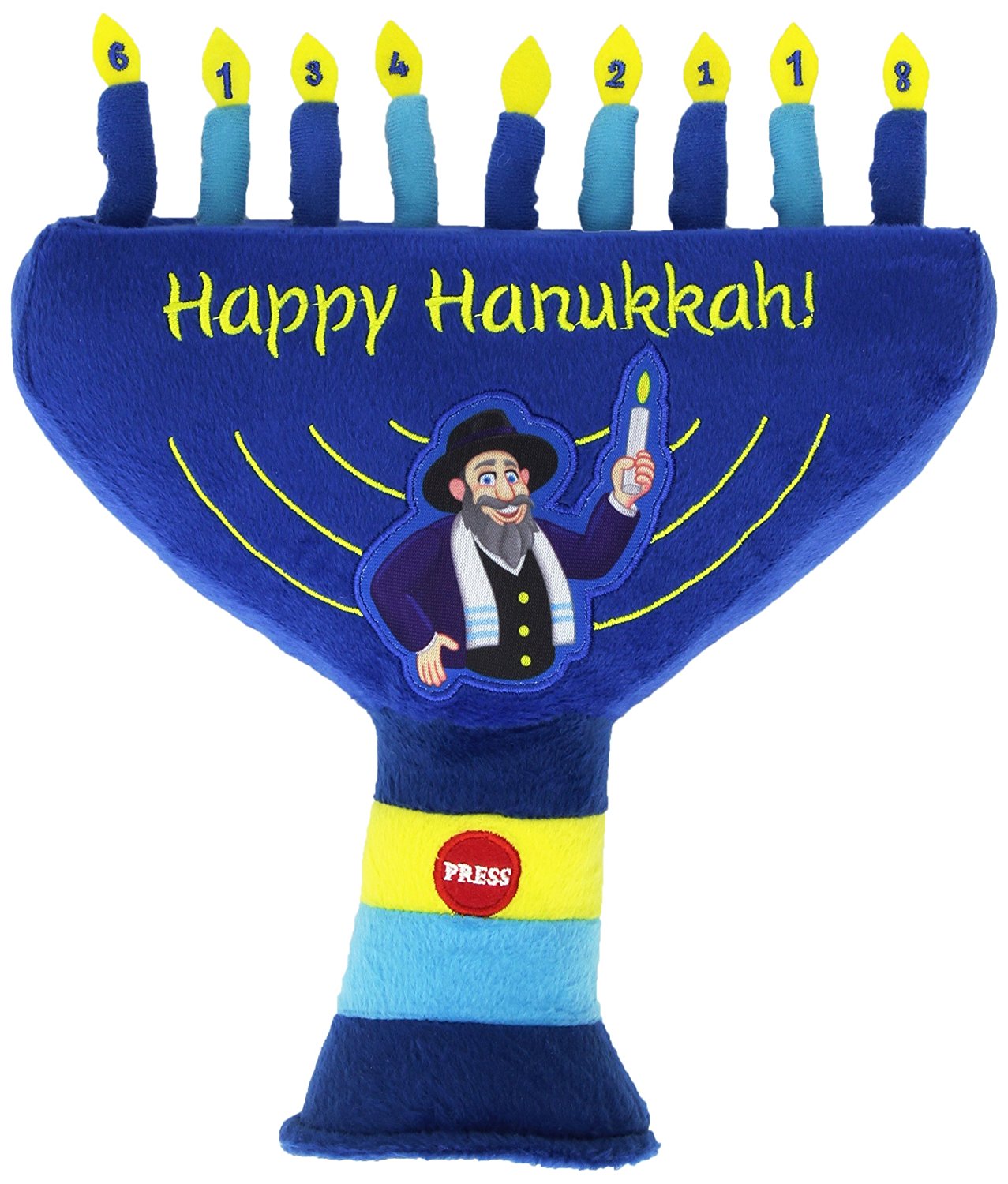The Mensch on a Bench "As Seen on Shark Tank" Hanukkah Plush Singing