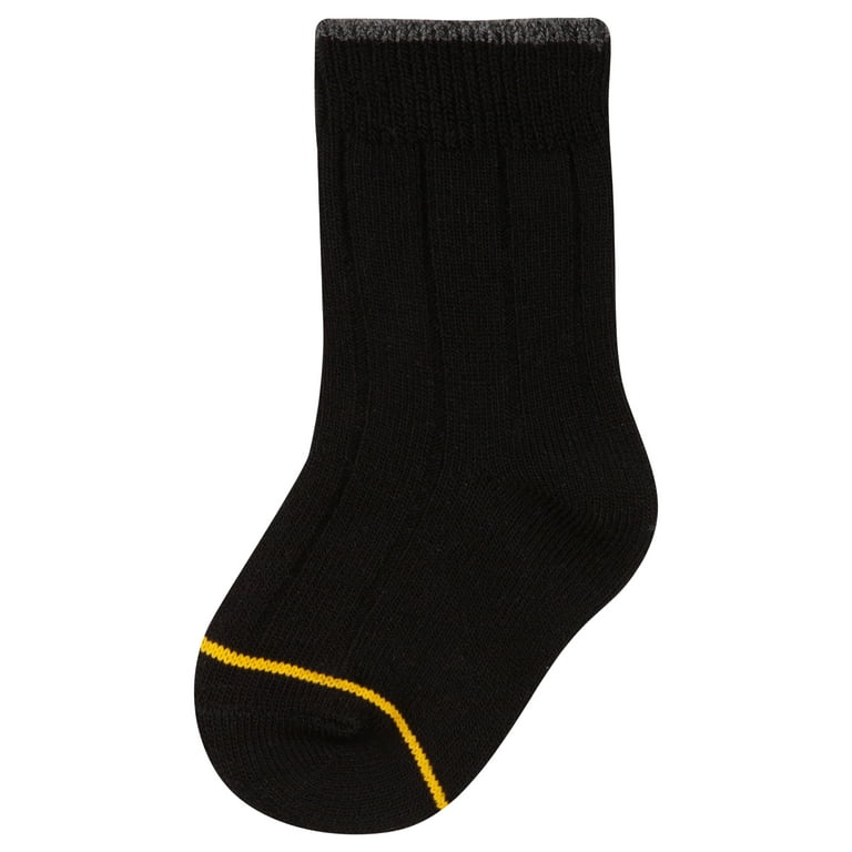 GOLDTOE Baby and Toddler Boy Crew Dress Socks 12 Pack Sizes 12M