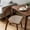 Brown01, variant on Deeceymbur U-Shaped Woven Chair Cushion Non-Slip Polyester Seat Pad Breathable for Dining Chairs Vintage Style