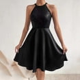 thumbnail image 2 of Vestido ajustado sin mangas con lentejuelas, elegante y a la moda para mujer - Poliéster, diseño brillante para fiestas/veladas, 2 of 5