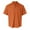 Orange, variant on Men's Casual Linen Shirt for Beach and Sports Stylish Short Sleeved Top with Lapel Design for Everyday Wear