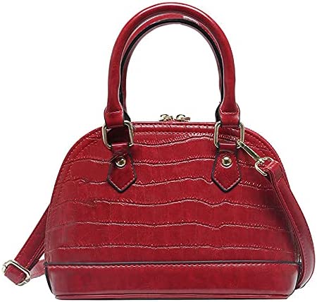 Louis Vuitton Alma Bb Patent Leather Dome Bag in Red