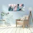 thumbnail image 3 of Wall Decor For Living Room Abstract Canvas Wall Art Painting For Bedroom Kitchen Abstract Ink Wall Pictures Artworks Office Decoration Ready To Hang Bathroom Home Decorations Art 12" X 16" 3 Piece, 3 of 6