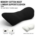 thumbnail image 3 of HongHeng Clearance Under $2.00 Lumbar Support Pillow - Memory Foam for Low Back Pain Relief, Ergonomic Streamline Car Seat, office Chair, Recliner and Bed, 3 of 3