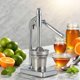 thumbnail image 3 of Exprimidor manual de acero inoxidable, exprimidor de alta resistencia para encimera, máquina trituradora de lima para limonada fresca, jugo de naranja, fácil de limpiar, para el hogar y la cocina., 3 of 5