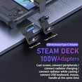 thumbnail image 1 of Anvazise 100W Type-C OTG Adapter 4K 60Hz Resolution 10Gbps High Speed Data Transfer U Shape 180 Degree Angled Type-C to USB 3.1 Extension Adapter Style A One Size, 1 of 13