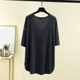 thumbnail image 3 of Mujeres de Verano Tops Suelto Ajuste Casual Color Sólido sin Mangas Cuello en V, Blusa de Moda para el Día Y la Fiesta, 3 of 4