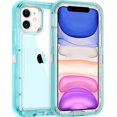thumbnail image 2 of Funda híbrida de alta resistencia 360 para iPhone, carcasa transparente a prueba de golpes para modelos 14, 13, 11, 12, 15 Pro Max, X, XSMAX, XR, XS, 7, 8 Plus, 2 of 5