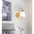 thumbnail image 4 of Modern Gold Wall Light Led Lighting Wall Sconces Indoor Glass Globe Wall Light Wireless Wall Sconce Decor for Bedroom Bathroom Loft Vanity, 4 of 5
