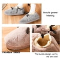 thumbnail image 6 of Famyfamy House Slippers Winter Heating Warming Shoes USB Foot Warmers Winter Shoes Cute Removable And Washable Plush Slippers, 6 of 8
