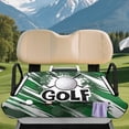 thumbnail image 2 of Bulopur Golf Seat Covers for Cart Soft Golf Cart Seat Towel Blanket with 4 Front Pockets& Nonskid Bottom Suitable for EZGO, Yamaha, Club Car Gift for Friends, 2 of 8
