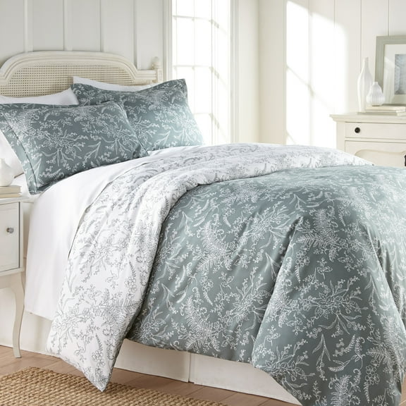 Winter Brush Print Lush & Supreme Quality Reversable Duvet Cover Set