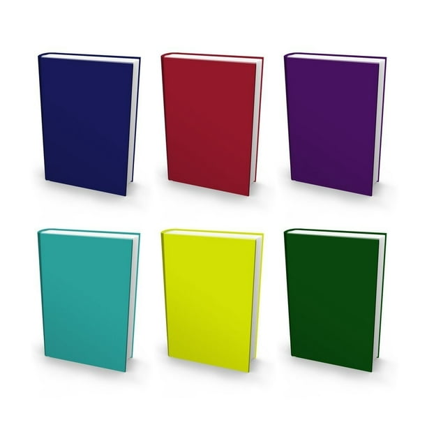 Book Sox Stretchable Book Cover Jumbo 6 Ultra Color Value Pack. Fits