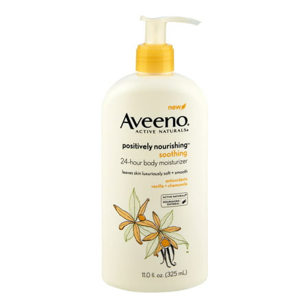 UPC 381371010271 product image for Aveeno Positively Nourishing Soothing 24-Hour Body Moisturizer, 11.0 FL OZ | upcitemdb.com