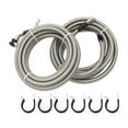 thumbnail image 2 of Stainless Steel Braided Fuel Line Kit Quick Fix QFF0015SS For HHR Cobalt Pontiac, 2 of 12