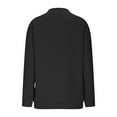 thumbnail image 5 of Stamzod Fall Fashion Half Zip Sweatshirt Women Long Sleeve Crew Neck Sweatshirts Women Casual Loose Pullover Tops Black-1 XXL, 5 of 6