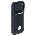 thumbnail image 2 of Dockem Funda de Cuero Sint&eacute;tico para iPhone 17 Pro MAX Compatible con MagSafe, con Bot&oacute;n Capacitivo de Control de C&aacute;mara (MSVL, Negro Carb&oacute;n), 2 of 7