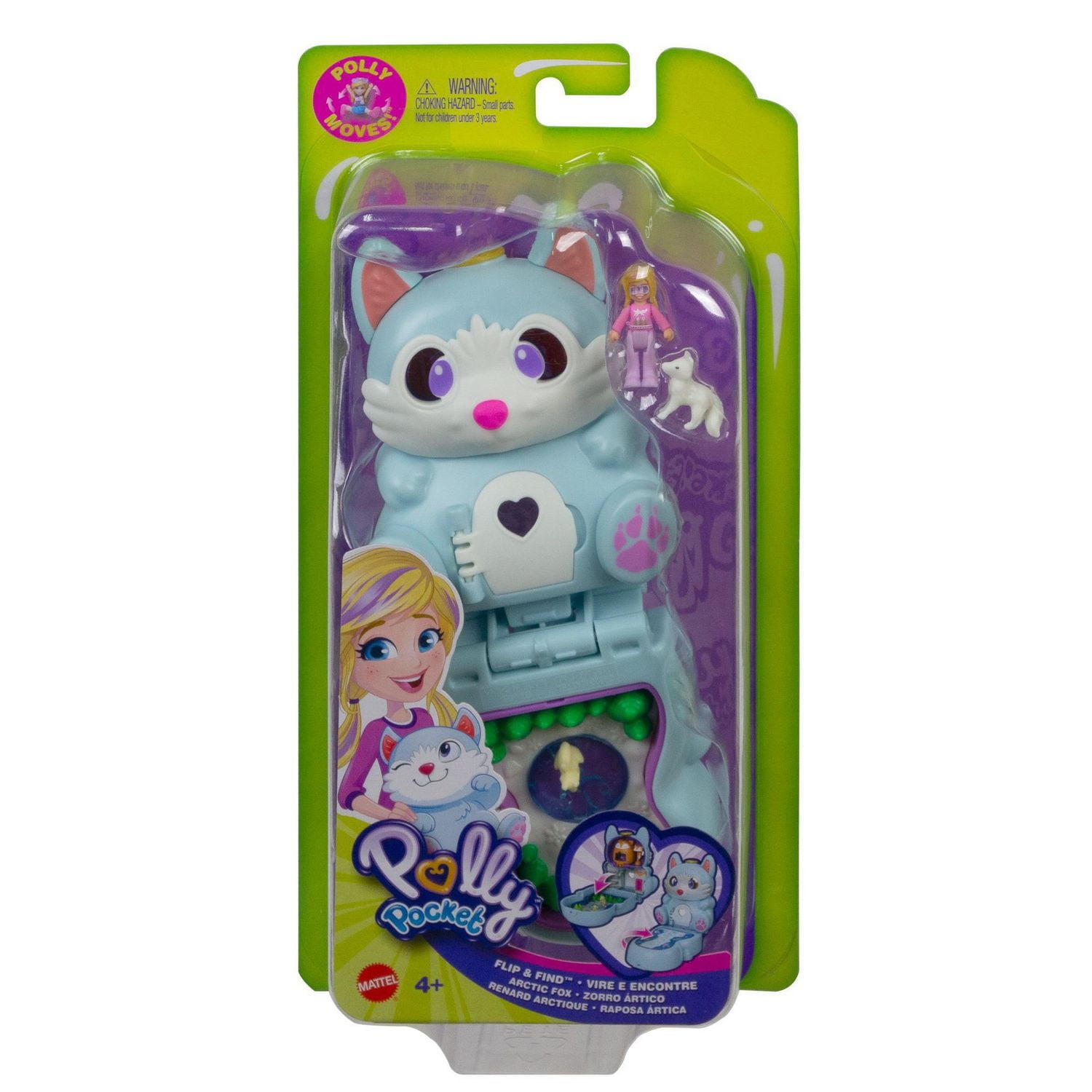 Polly Pocket Flip & Find Fox Compact