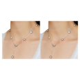 thumbnail image 4 of Minnieouse Collar de perlas barrocas de agua dulce natural estilo único con collar de cadena de plata de ley para mujer Type1 NO1, 4 of 6