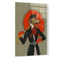 thumbnail image 2 of Epic Art 'Elegant Greyhound and Red Umbrella' by Fab Funky, Acrylic Glass Wall Art, 16"x24", 2 of 3
