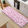 thumbnail image 5 of Pink and Pink Of Leopard Print Kitchen Rug Mat,Kitchen Runner Rugs Non Skid Washable,Decorative Kitchen Floor Mats for Kitchen,Sink,Laundry,17"x47.2", 5 of 7