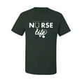 thumbnail image 2 of Wild Bobby, Live What You Love Nurse Life, Inspirational/Christian, Men's Graphic Tees, Forest Green, 5XL, 2 of 3