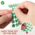 thumbnail image 3 of Uxcell Flower Self-Adhesive Rhinestone Stickers, Face Gems Jewel Stickers, Green 5 Sheet/180 Pcs, 3 of 7