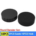 thumbnail image 1 of 100/2 Pcs Autocollants de Fixation pour Tapis Double Face Haute Adhérence Patchs Fixes pour Tapis de Voiture Crochets Boucles Tapis Antidérapants Ronds-10 Pcs comme Montré, 1 of 6