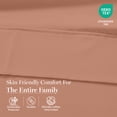 thumbnail image 5 of Casa Platino Cotton Twin XL Sheet Set – 450 Thread Count 100% Cotton Cooling Sheets, Premium Hotel Finish, Silky Smooth Comfort, Oeko-Tex Certified – Rose Dawn, 5 of 8