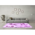 thumbnail image 3 of Ahgly Company Indoor Square Abstract Purple Modern Area Rugs, 7' Square, 3 of 4