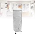 thumbnail image 1 of Kitchen Rotating Basket, Raised Fence Kitchen Rotating Storage Rack Multifunctional Durable Carbon Steel  for Fruit Black,White, 1 of 7