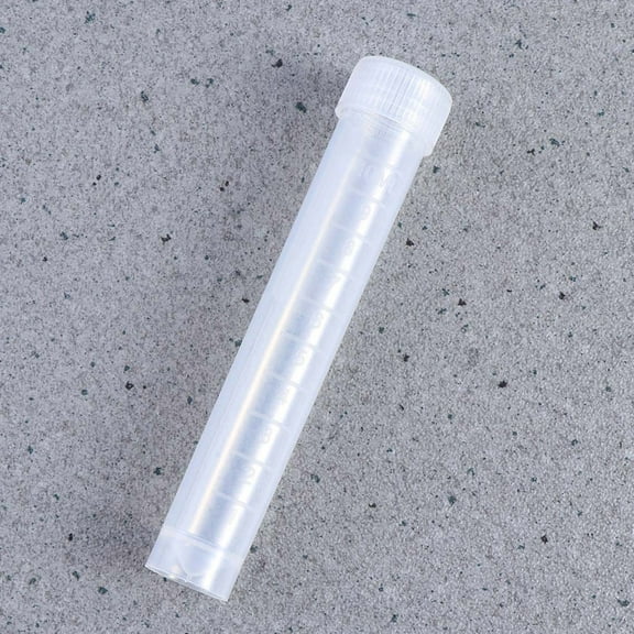 OUNONA 10pcs Small 10ml Test Tubes for Scientific Experiments Scaled Sampling Tubes