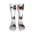 thumbnail image 5 of Rocae Vintage Buffalo Plaid Christmas Camper Novelty Casual compression Socks For Women Men Contrast Color Stockings, 5 of 8