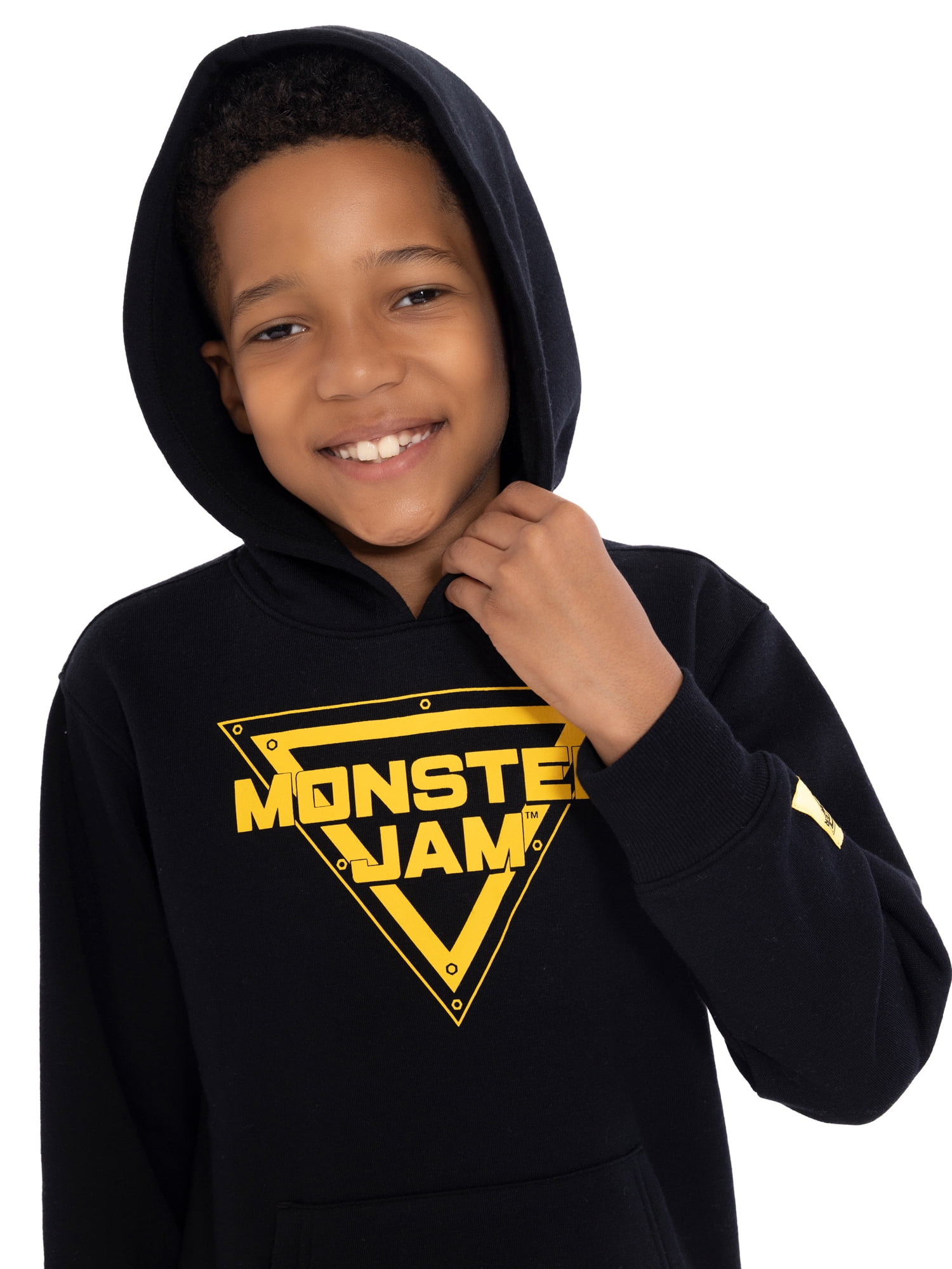 Monster Jam Boy's Graphic Hoodie with Matching Jogger Pant, 2 Piece Set, Sizes 4-16