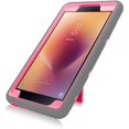 thumbnail image 3 of Mignova for Samsung Galaxy Tab A 8.0 T380 Case,Three Layer Shockproof Armor Defender Full-Body Rugged Protective Case Cover with Stand for Samsung Galaxy Tab A 8.0 SM-T380/T385(Gray/Pink), 3 of 8