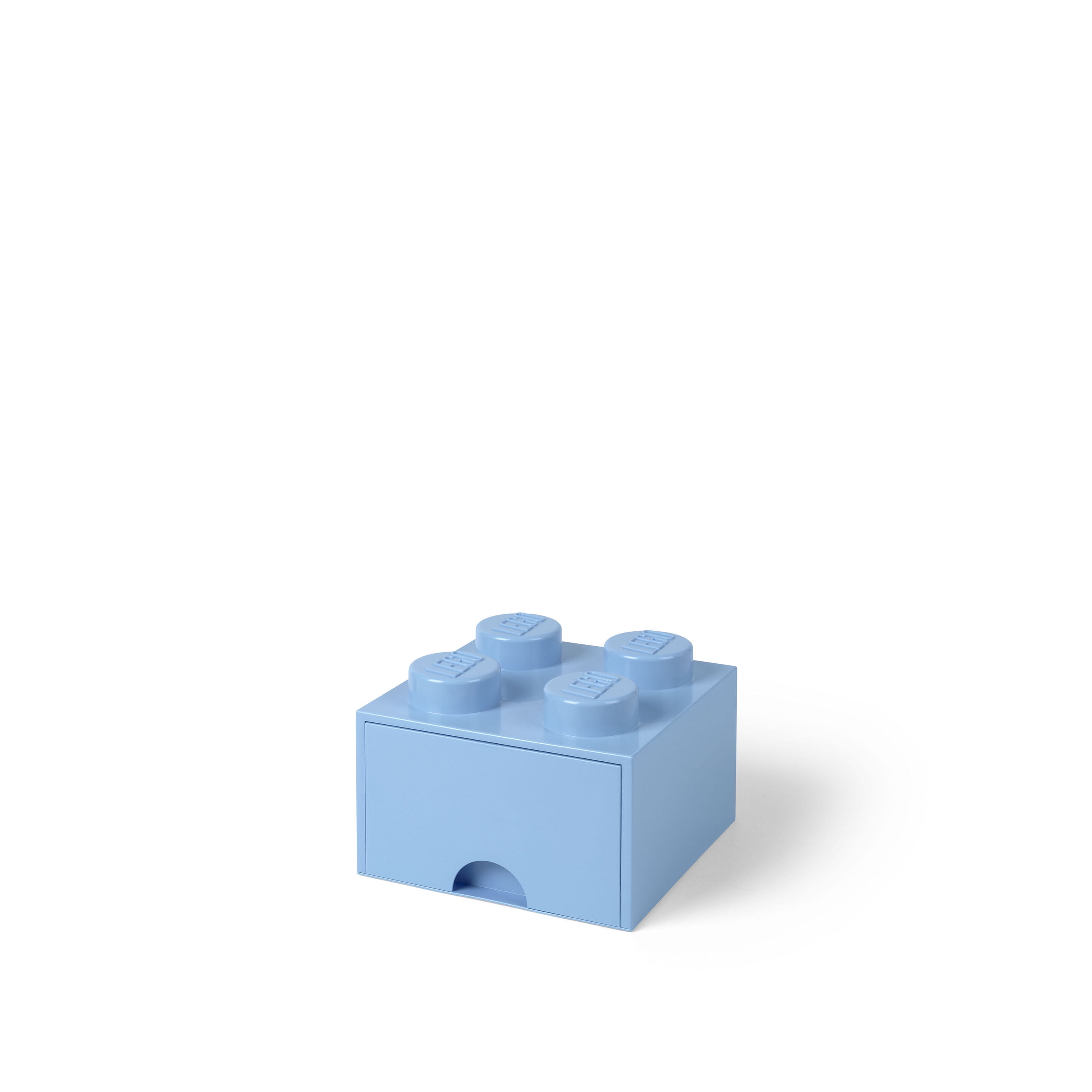 Lego Storage Brick 4 Medium Lt Royal Blue 