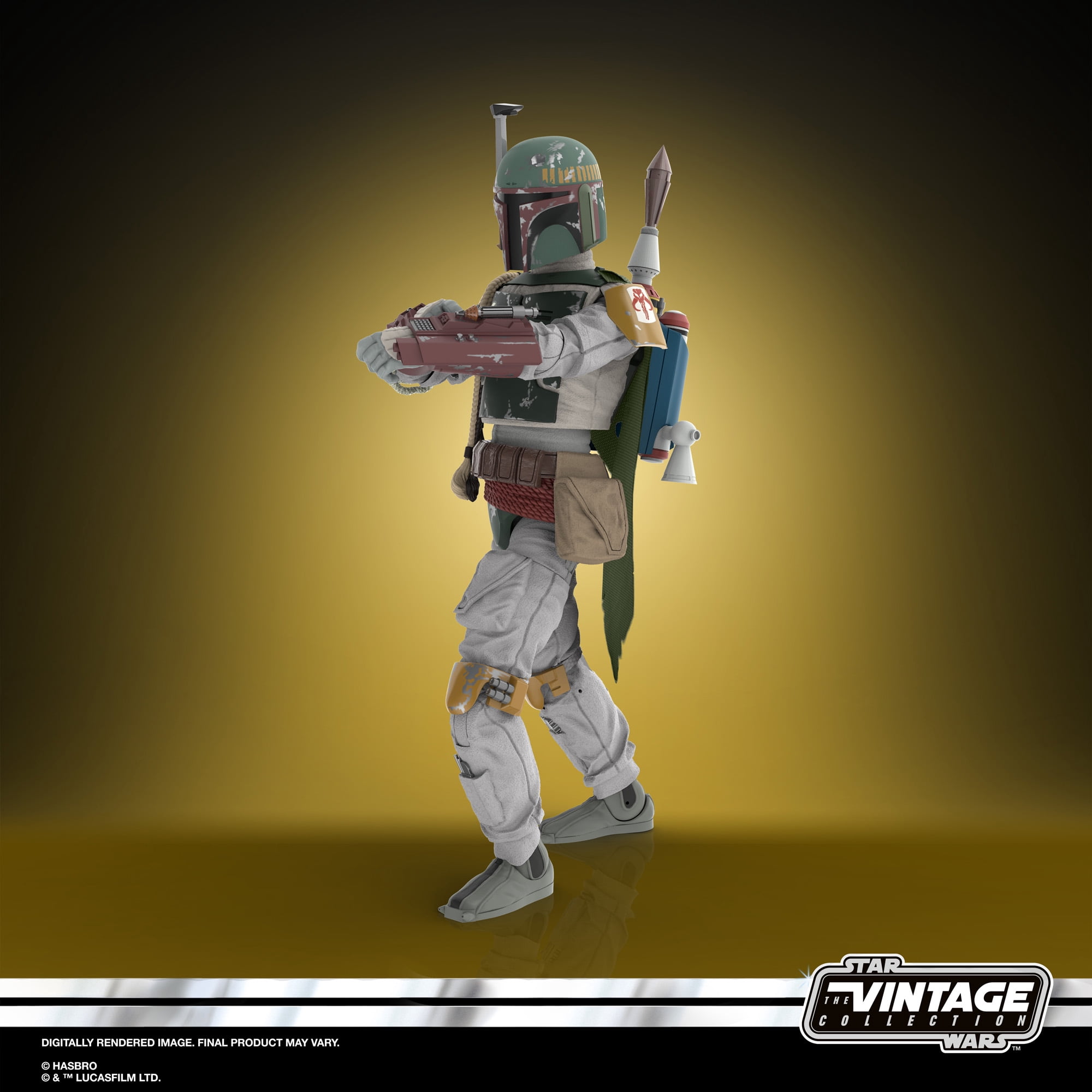 Star Wars The Vintage Collection Boba Fett, 3.75-Inch Figure, 2 Accessories