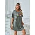 thumbnail image 6 of Richie House Nightgowns Short Sleeve Sleepshirts Nightshirt Lounge Dress Sleepwear RHW4069-A-2XL/3XL, 6 of 7