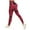 127#Red, variant on Seamless Butt Lifting Workout Leggings for Women High Waist Yoga Pants Compression Contour Tights Red L