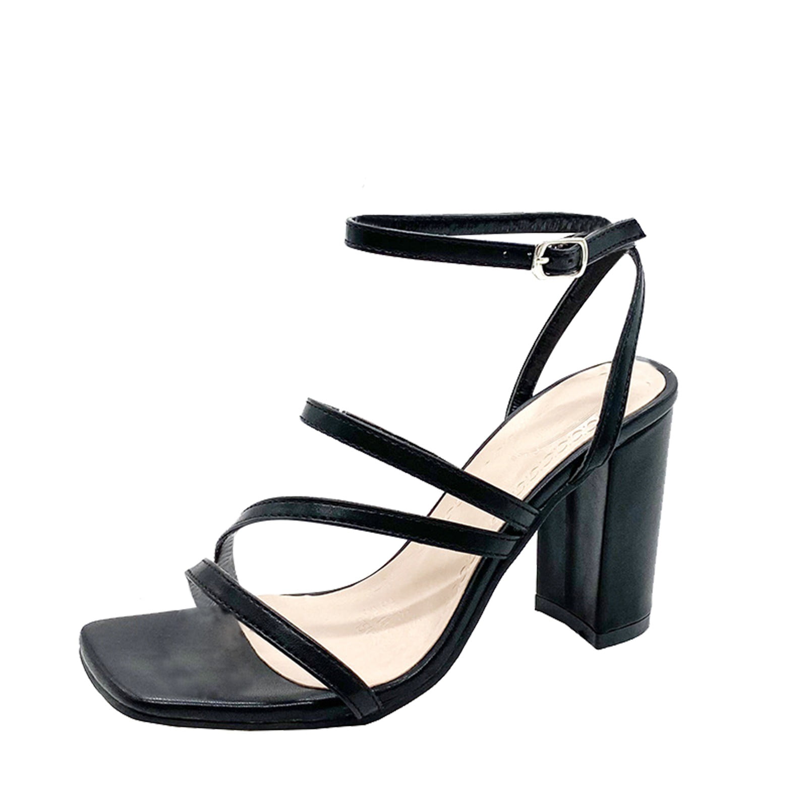 Buy Black Heeled Shoes for Women by Curiozz Online | Ajio.com