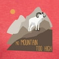 thumbnail image 3 of CafePress - Mountain Goat Women's Deluxe T Shirt - Womens Tri-blend T-Shirt, 3 of 4