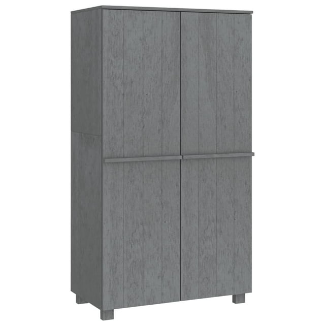 vidaXL Armoire de Rangement pour Garde-Robe en Bois Massif de Pin