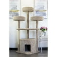 thumbnail image 2 of Prestige Cat Trees 130014-Beige Main Coon Cat House Cat Tree, 2 of 6